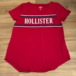 Hollister red shirt